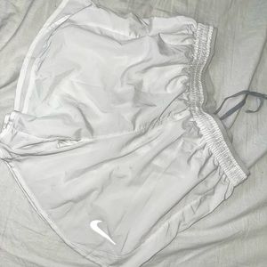 Nike White Dry-Fit Shorts